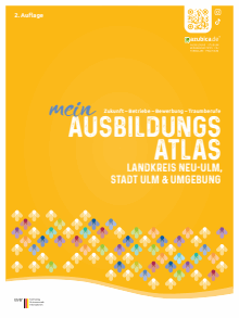 Titelseite der Broschüre Ausbildungsatlas der Stadt Ulm
