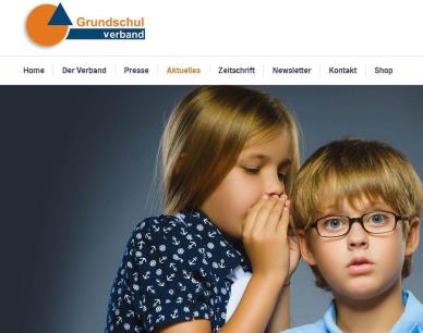 Homepage Grundschulverband