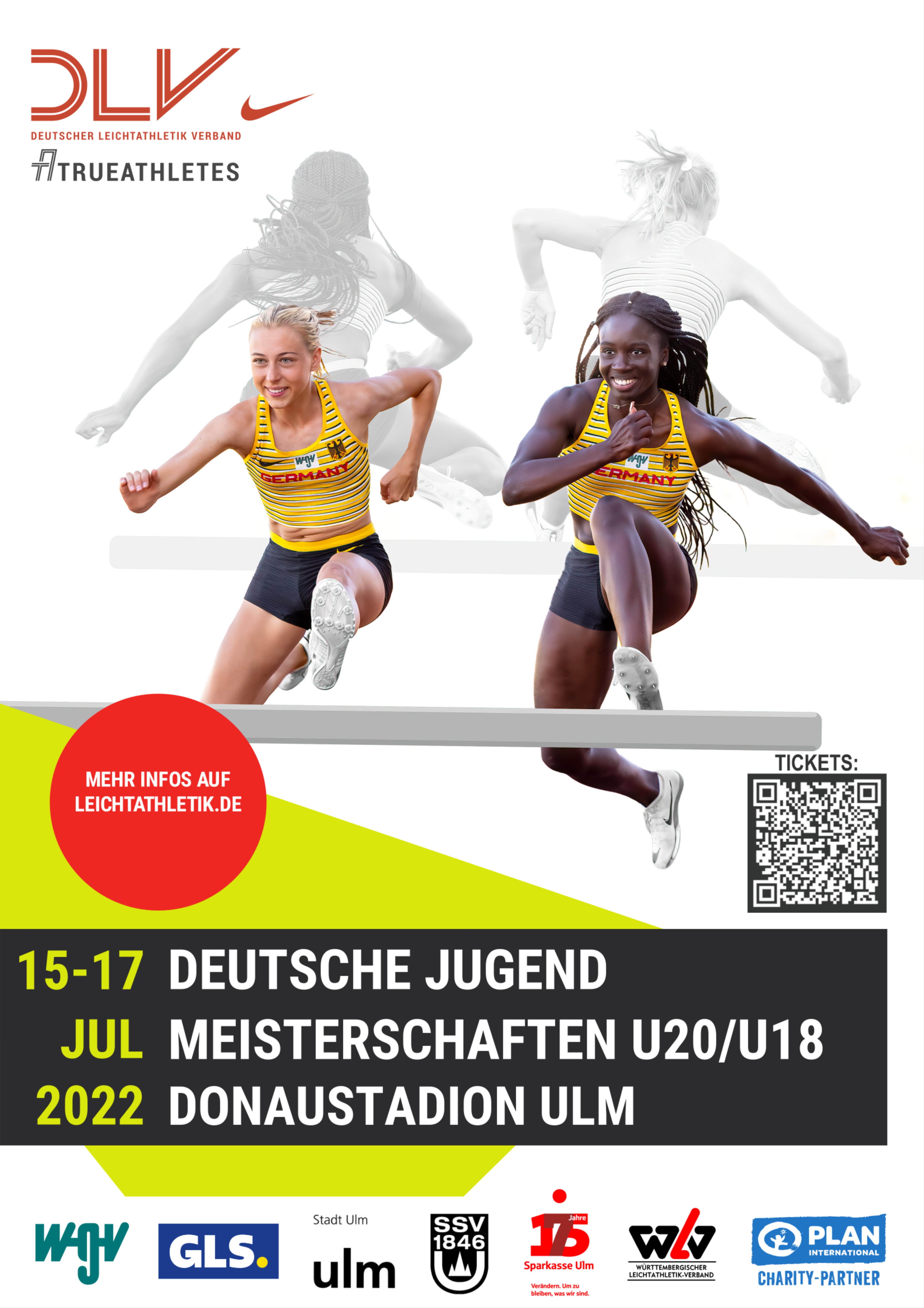 DJM Leichtathletik 2022 Plakat