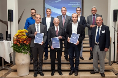 Preisträger und Sonderpreisträger 2016 mit Oberbügermeister Czisch und Juryvorsitzenden Prof. Dr. Künzel