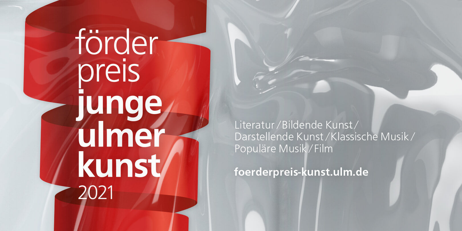 Förderpreis Junge Ulmer Kunst 2021, rote Spirale, Logo
