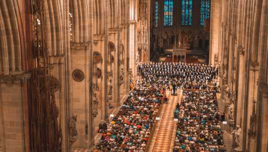 Choraufführung im Münster