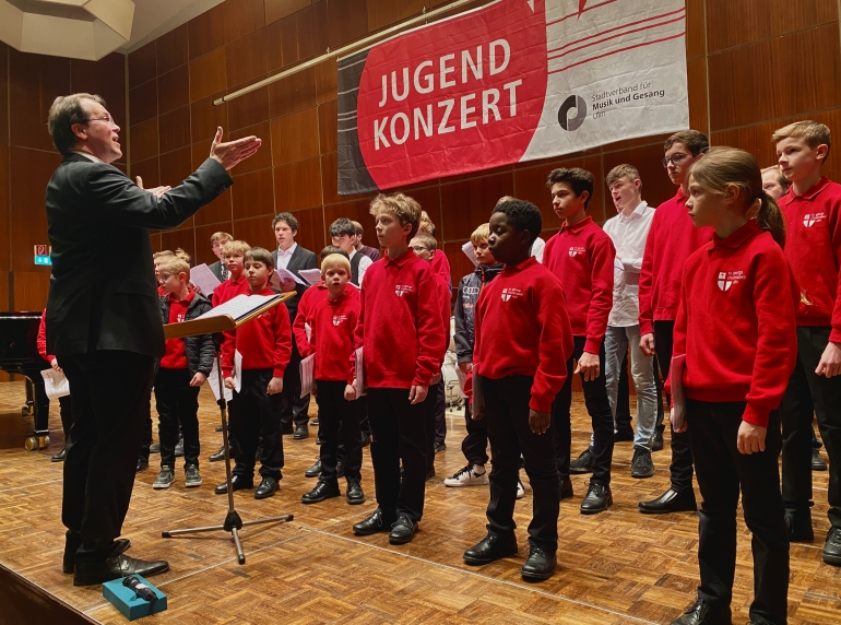 St-Georgs-Chorknaben singen beim Jugendkonzert 2023