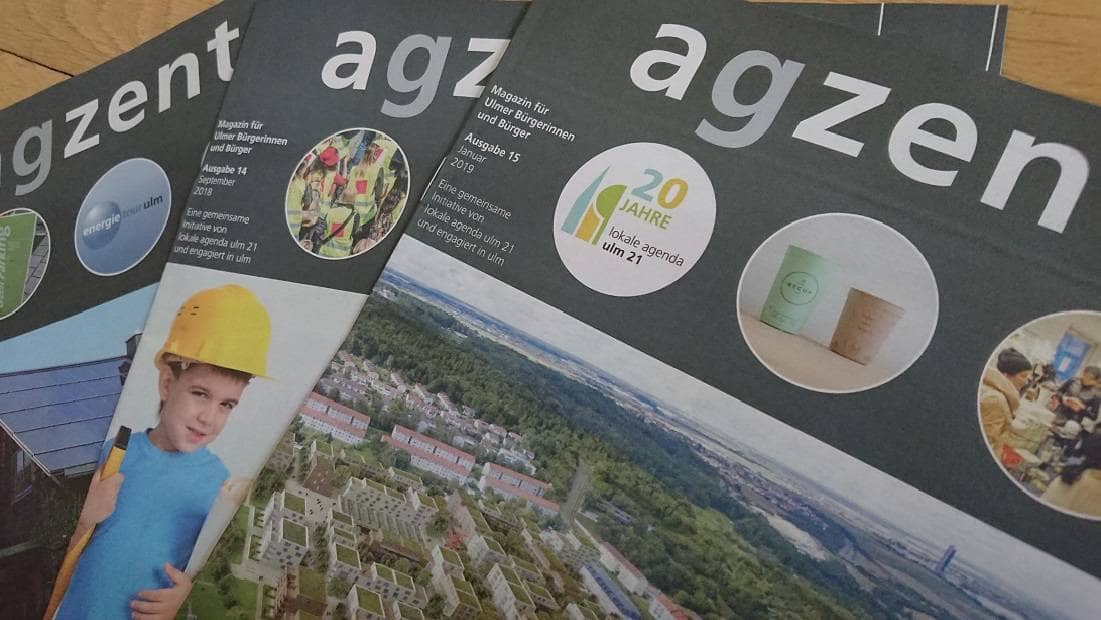 agzente+ Magazin für Ulmer Bürgerinnen und Bürger