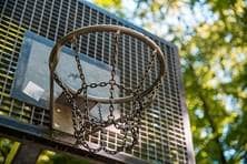 Bild eines Basketballkorbes