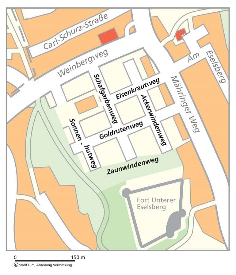 Karte Wohngebiet Am Weinberg