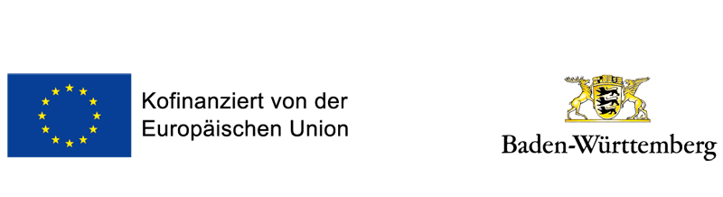Logo der Europäischen Union und Logo des Landes Baden-Württemberg