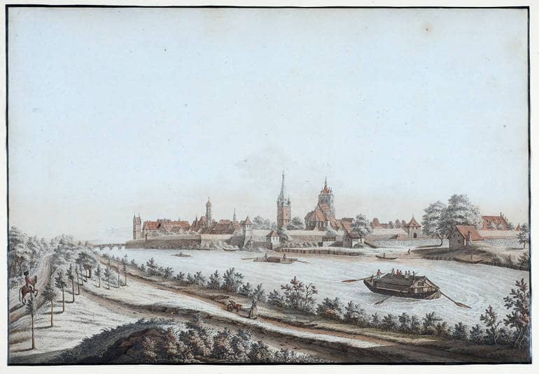 Ulm von Osten, J.P. Fehr, 1795