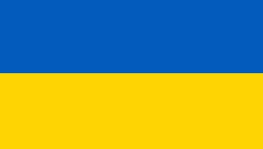 Farben Blau und Gelb der ukrainischen Nationalflagge