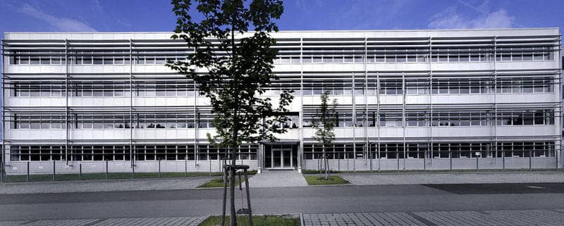 Außenansicht des Siemens-Gebäudes in der Ulmer Wissenschaftsstadt